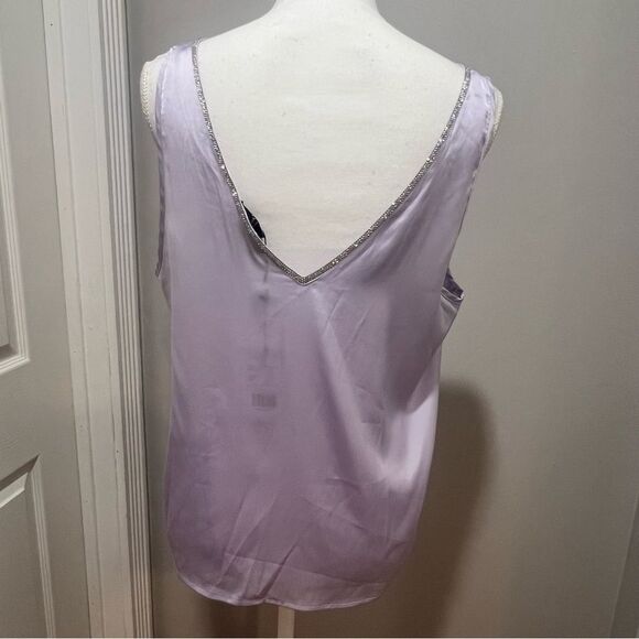 NWT Generation love Christie Crystal Tank size large in lilac - Picture 7 of 11